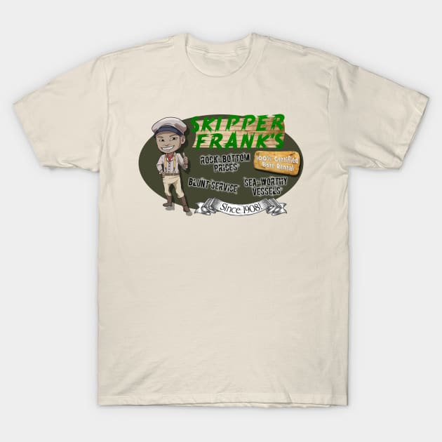 Skipper Frank's Boat Rental T-Shirt by The Skipper Store